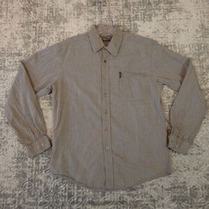 Cinch Shirt Adult Medium Gray Plaid Modern Fit Western Cotton Blend Mens